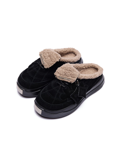 Random Casual Shoes Black Fleece