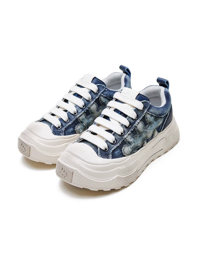 Reprise Canvas Shoes Denim Blue