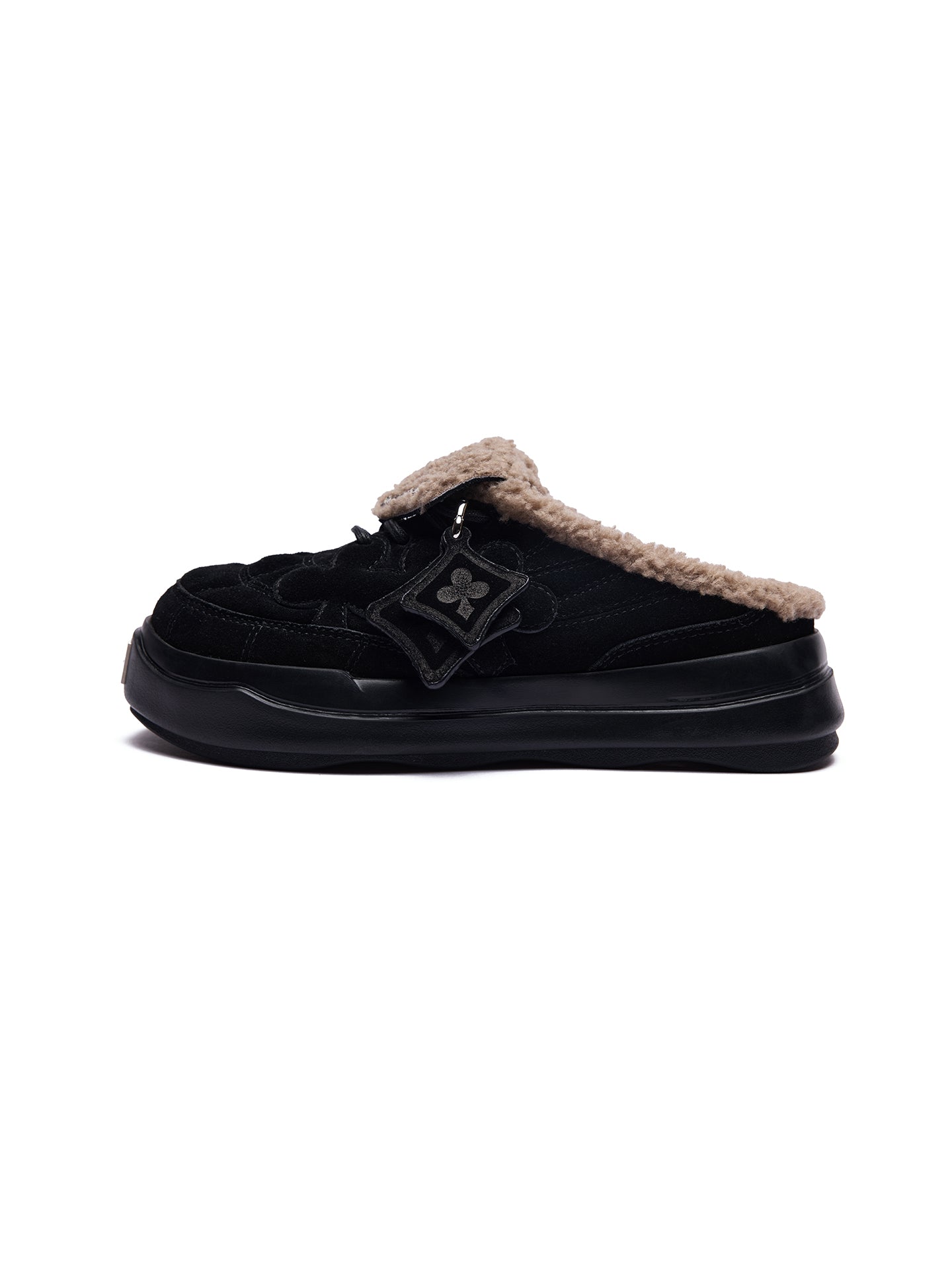 Random Casual Shoes Black Fleece