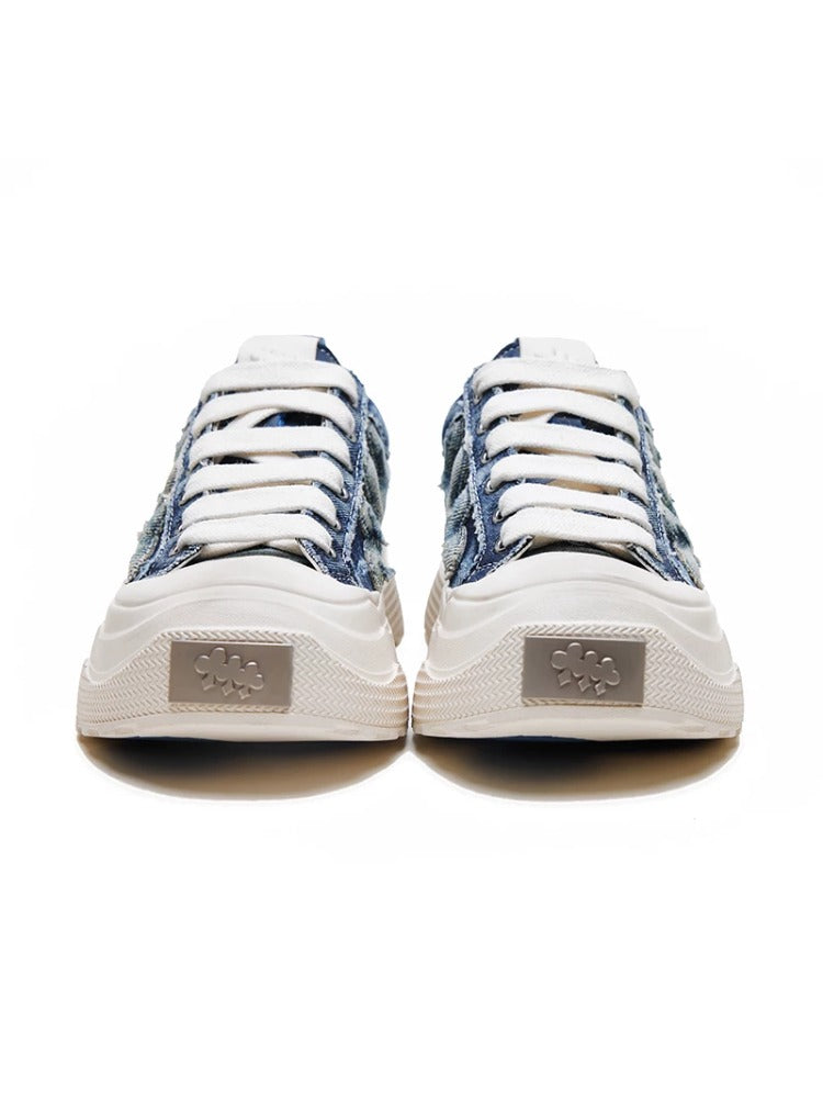 Reprise Canvas Shoes Denim Blue