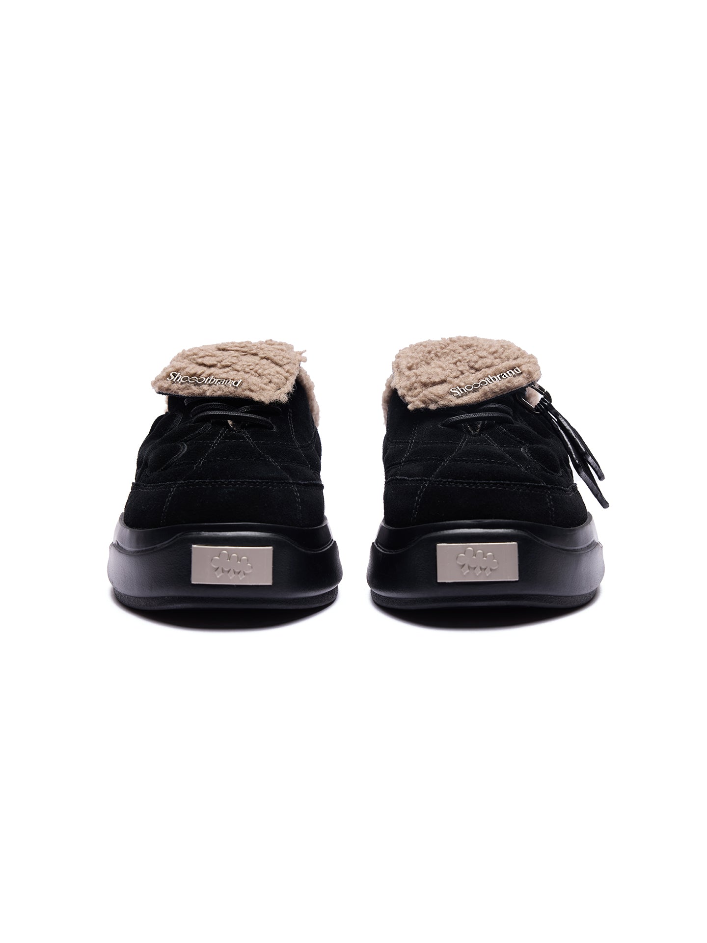 Random Casual Shoes Black Fleece